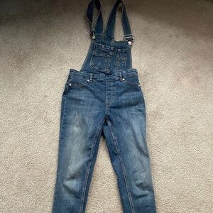 Free People Denim Overalls